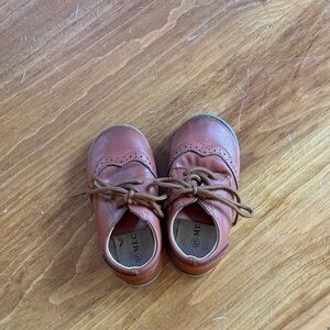 Classic Brown Toddler Dress Shoes